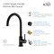 Kibi Lowa Single Handle Bar Sink Faucet with Soap Dispenser C-KKF2001MB-KSD100MB - alternate 3